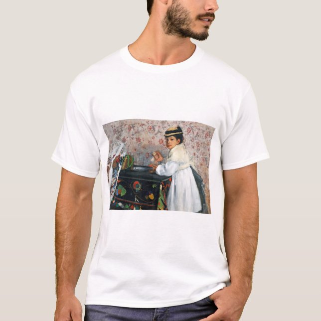 Girl in a Hat, Edgar Degas T-Shirt (Front)