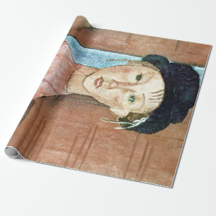 Girl in a Hat, Modigliani Wrapping Paper
