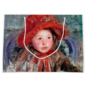 Girl in a Large Red Hat, Mary Cassatt Gift Bag
