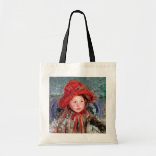Girl in a Large Red Hat, Mary Cassatt Tote Bag