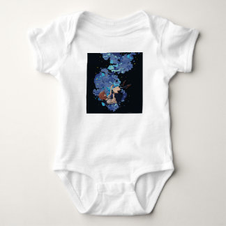 Girl in a Vacuum Baby Bodysuit