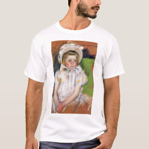 Girl in a White Bonnet, Mary Cassatt T-Shirt