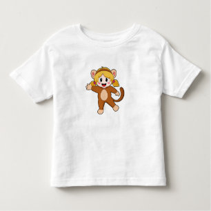 Girl in Costume as Monkey Toddler T-Shirt