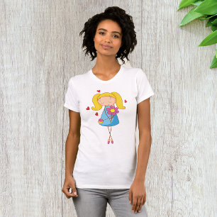 Girl In Love Womens T-Shirt