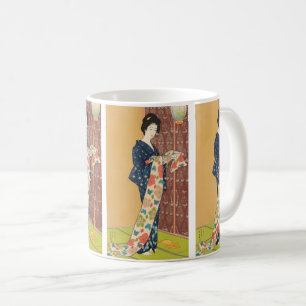 Girl in Summer Costume by Hashiguchi Goyo Coffee Mug