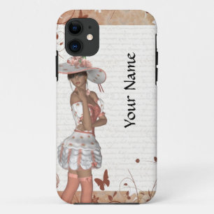 Girl in summer hat Case-Mate iPhone case