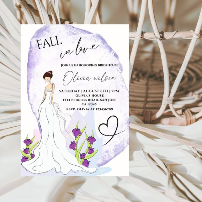 Girl in the Garden Bridal Shower - Elegant Floral  Invitation (Creator Uploaded)