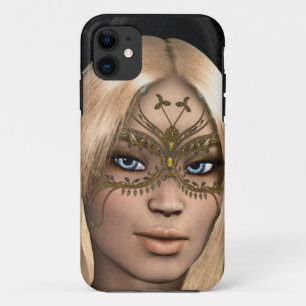 Girl in the Golden Butterfly Mask Case-Mate iPhone Case