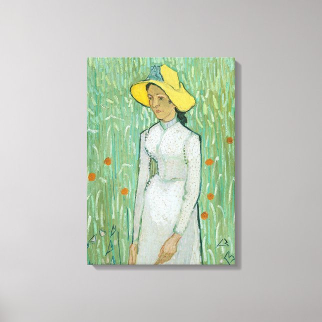Girl in White by Vincent van Gogh Canvas Print (Front)