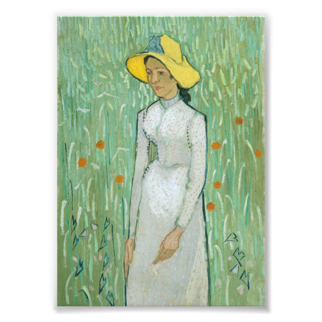Girl in White by Vincent van Gogh Photo Print (Front)