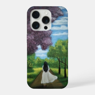 Girl in White Dress iPhone 15 Pro Case