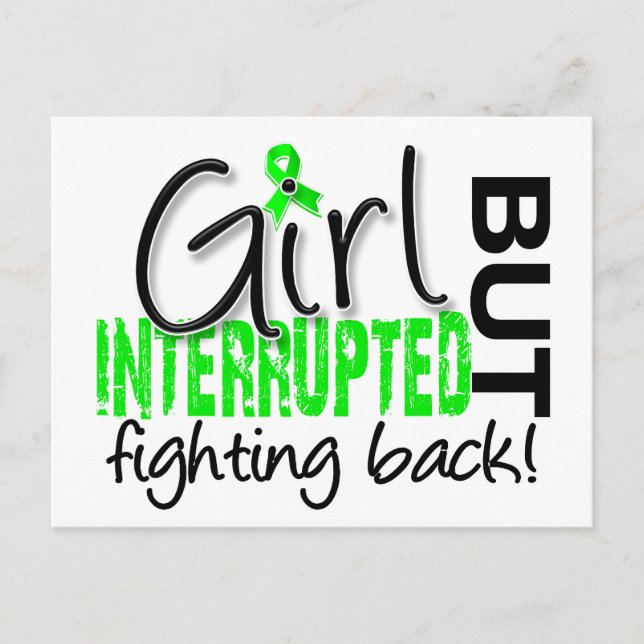 Girl Interrupted 2 Lyme Disease Postcard (Front)