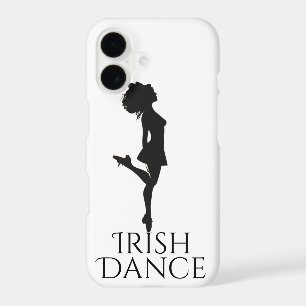 Girl Irish Dancer Hard Shoe Black and White Dance