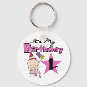 Girl It's My Birthday Tshirts and Gifts Key Ring