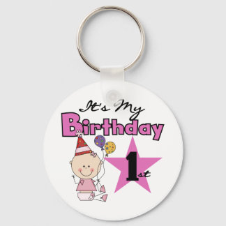 Girl It's My Birthday Tshirts and Gifts Key Ring