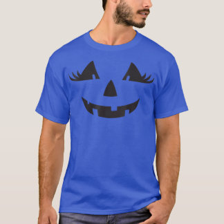 Girl JackOLantern TrickOrTreat With Lashes  T-Shirt
