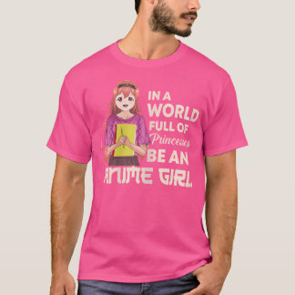 Girl Just A Girl Who Loves Anime And Sketching Cut T-Shirt