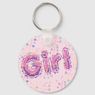 Girl Key Ring