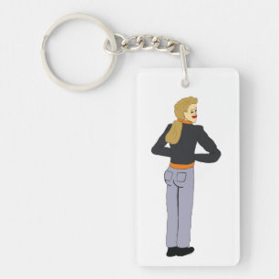 girl  keychain