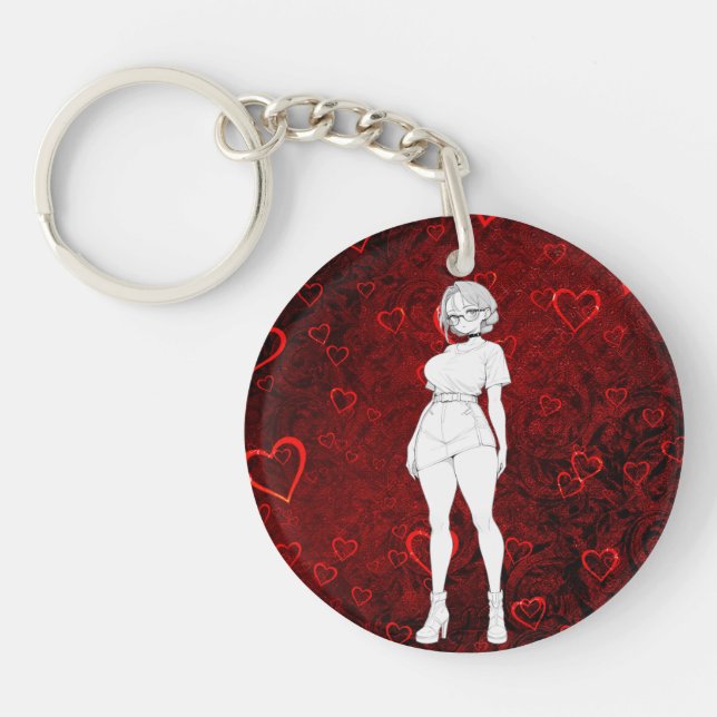 Girl  Keychain (Front)