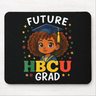Girl Kids Future Hbcu Grad History Black Mouse Pad