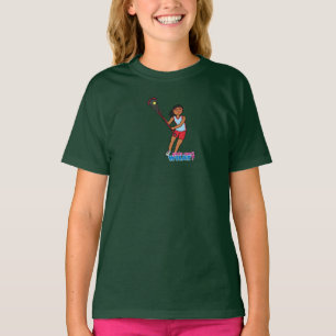 Girl Lacrosse Player - Dark T-Shirt