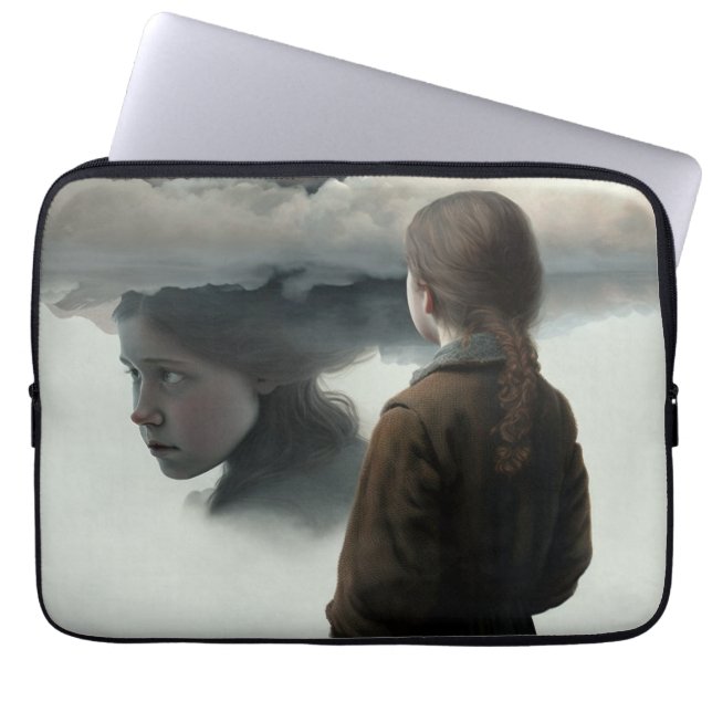 girl laptop sleeve (Front)