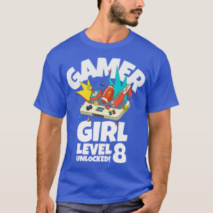 Girl Level 8 Unlocked T-Shirt