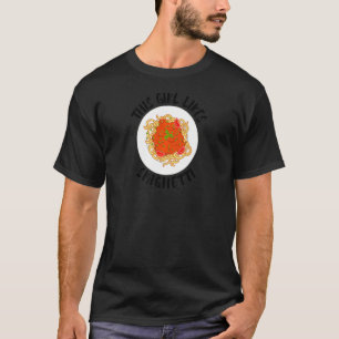 Girl Likes Spaghetti Italian Food Pasta Eating Pre T-Shirt