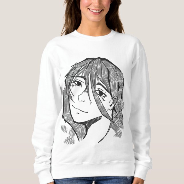Girl lineart  sweatshirt (Front)
