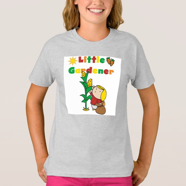 Girl Little Gardener T-Shirt (Front)