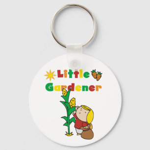 Girl Little Gardener Tshirts and Gifts Key Ring
