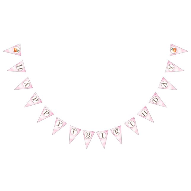 Girl Little Pumpkin Birthday Bunting (All)
