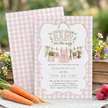 Girl Locally Grown Baby Shower