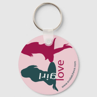 'Girl Love' Designer Keyring