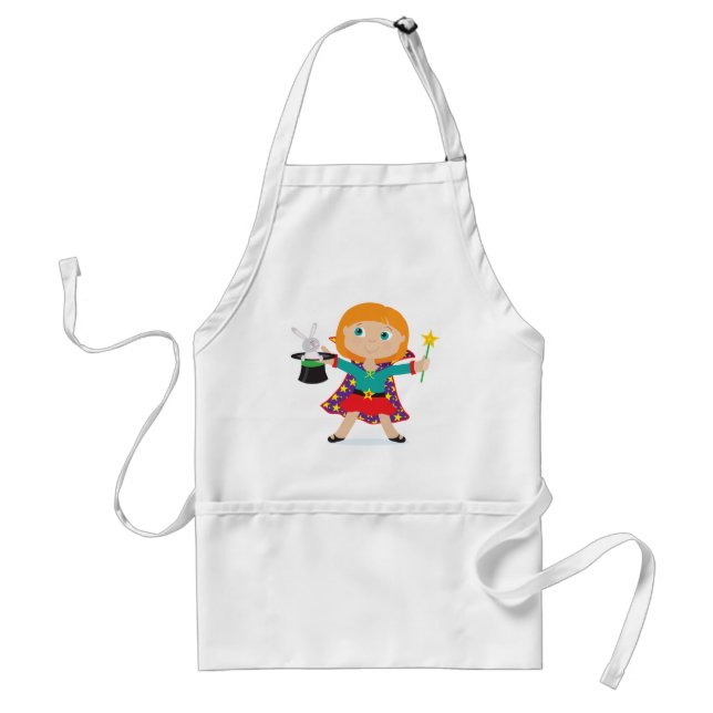Girl Magician Standard Apron (Front)