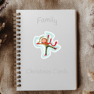 Girl Making A Snow Angel