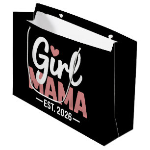 Girl Mama Est 2026 Pregnancy Reveal New Mum to Be Large Gift Bag