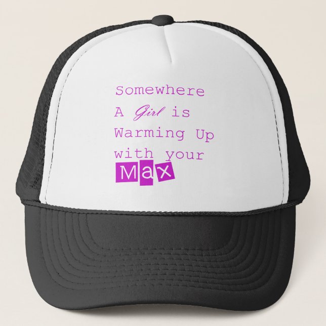 Girl Max trucker hat (Front)