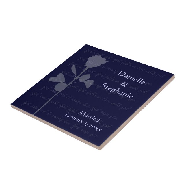Girl Meets Girl Tile (Side)