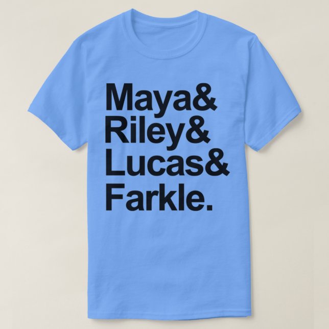 Girl Meets World characters  T-Shirt (Design Front)