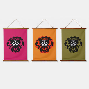  Girl Mermaid Princess Hanging Tapestry