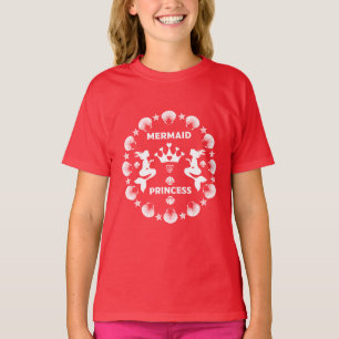 Girl Mermaid Princess T-Shirt