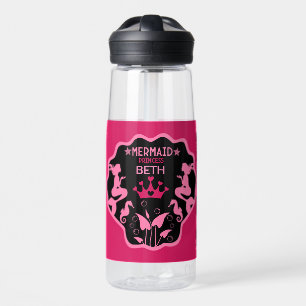 Girl Mermaid Princess Water Bottle