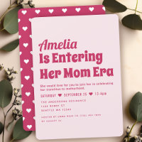 Girl Modern Mum Era Minimalist Baby Shower