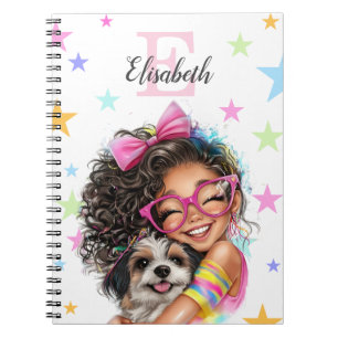 Girl Monogram Any Initial & Name Notebook