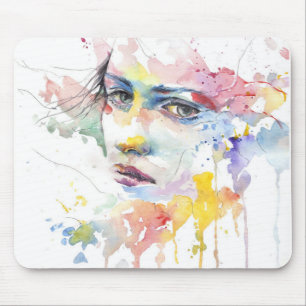 girl mouse pad