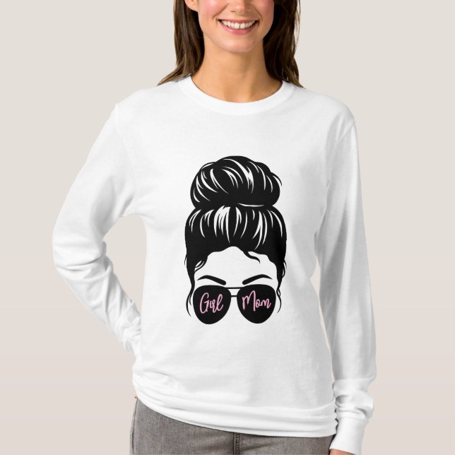 Girl Mum T-Shirt | Mum / Mummy / Mamaaaa / Bestie  (Front)