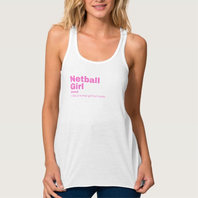 Girl - Netball Singlet (Front)