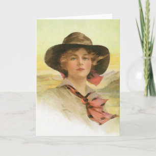 Girl Of The Golden West Card